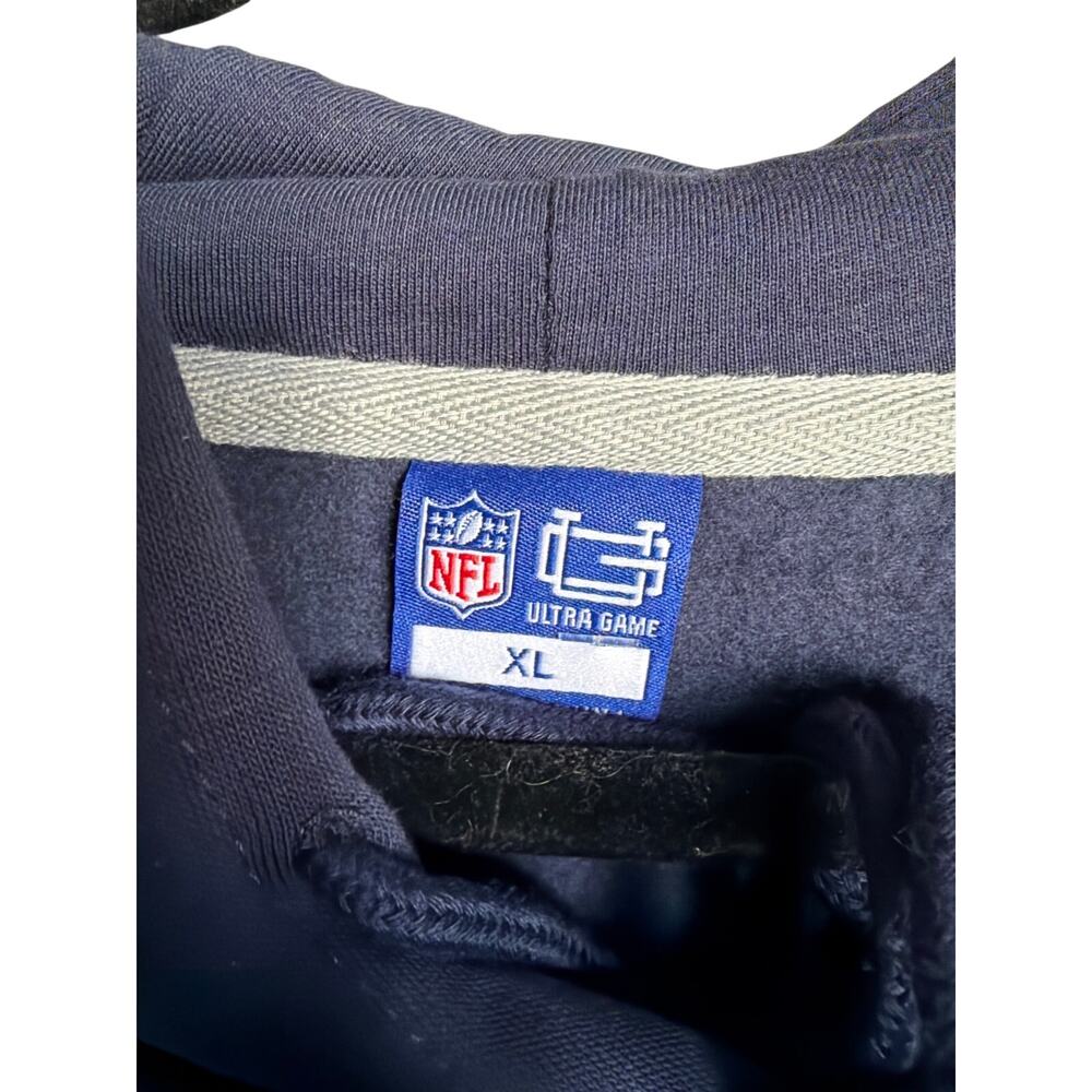 Dallas Cowboys NFL Hoodie Navy Pullover Oversized Streetwear XL - Picture 4 of 6